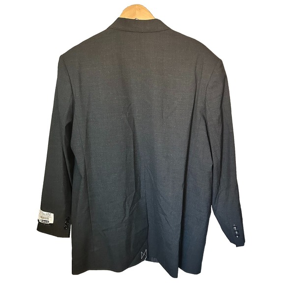 Edward Men's New 50R Charcoal Redwood and Ross Signature Suit Jacket - Picture 5 of 8